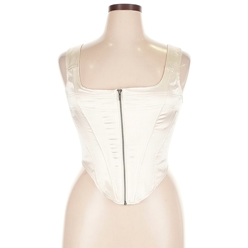 Elegant Cream Corset Top